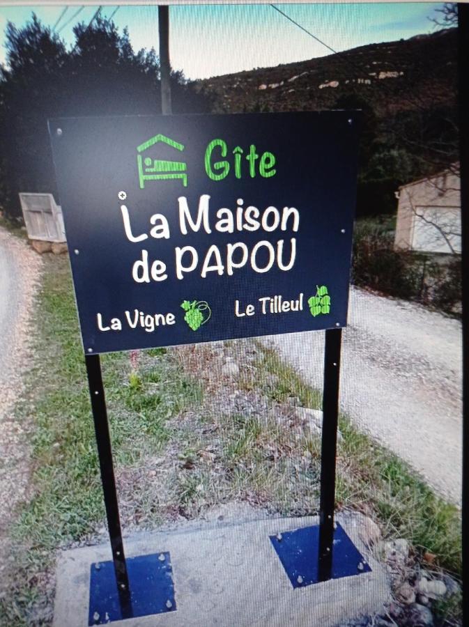 La Maison De Papou La Vigne A Nans Les Pins 83860 Exteriör bild